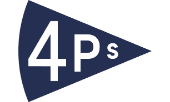 Logo Pizza 4P's