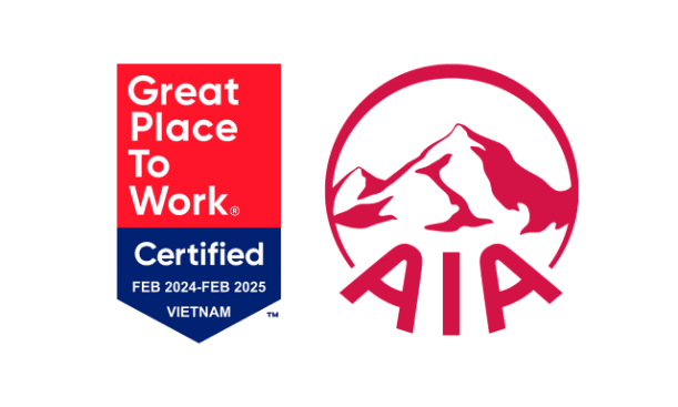 Logo AIA Vietnam (Great Place To Work® Certified)