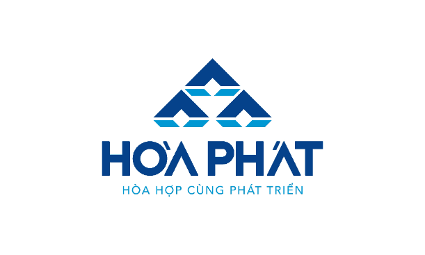 Logo CTY CP TMDV THÉP HÒA PHÁT LONG AN