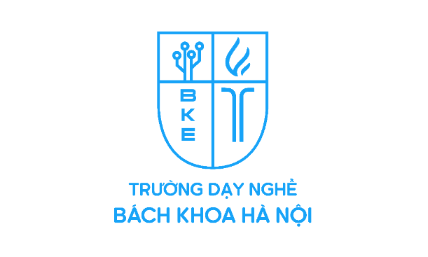 Logo Cty CP GD và ĐT Trường dạy nghề Bách Khoa Hà Nội