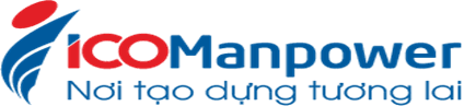 Logo Công ty Cổ phần Nhân lực Quốc tế ICO (ICO Manpower) - Trực thuộc Tập Đoàn ICOGroup
