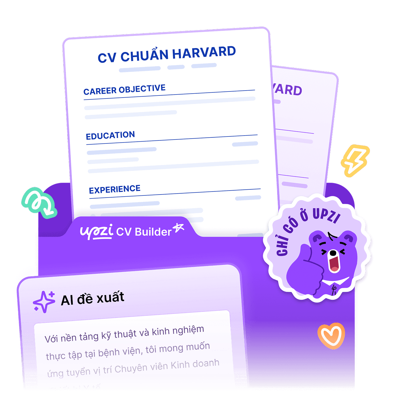 Tạo CV online miễn phí chuẩn Harvard với Upzi