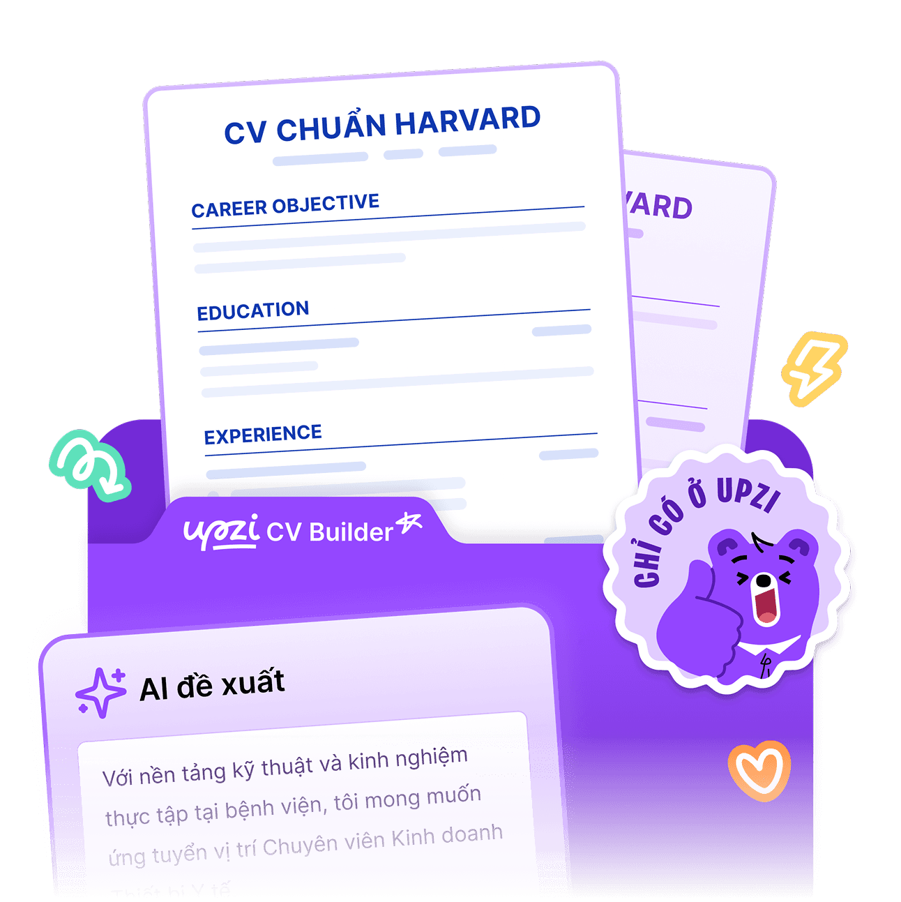 Tạo CV online miễn phí chuẩn Harvard với Upzi